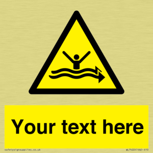 Custom Warning strong currents